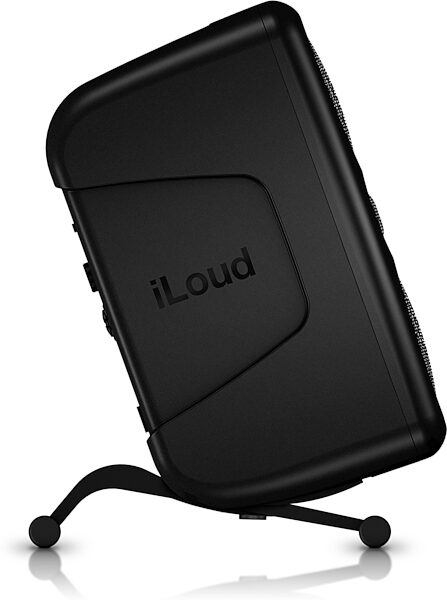 IK Multimedia iLoud MTM Powered Studio Monitor, Black, Single Speaker, Side Tilted Up