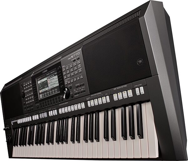 Yamaha PSR-S770 Arranger Workstation Keyboard, 61-Key, Side
