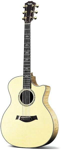 Taylor 614CE Grand Auditorium Cutaway Acoustic-Electric Guitar (with Case), Natural