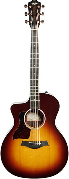 Taylor 214ce Deluxe Grand Auditorium, Left-Handed (with Case), Action Position Back