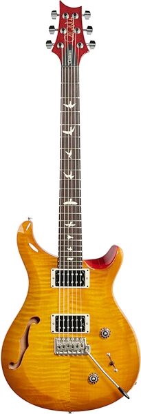 PRS Paul Reed Smith S2 Custom 22 Semi-Hollowbody Electric Guitar (with Gig Bag), Action Position Back