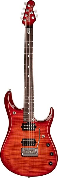 Ernie Ball Music Man Petrucci JP Electric Guitar (with Case), Action Position Back