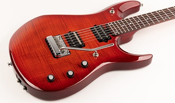 Ernie Ball Music Man Petrucci JP Electric Guitar (with Case), Action Position Back