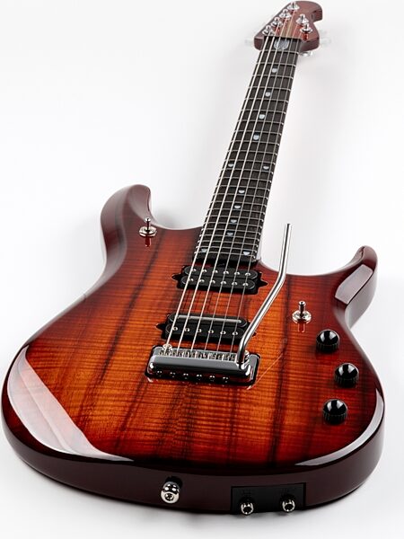 Ernie Ball Music Man Petrucci JP Electric Guitar (with Case), Action Position Back