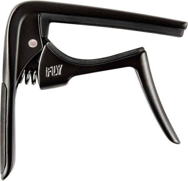 Dunlop 63 Trigger Fly Curved Capo, Black, Action Position Back
