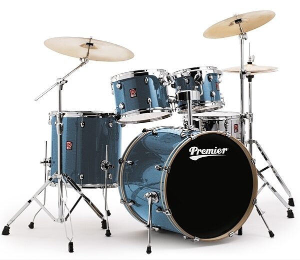 Premier APK Mod Rock 22 Drum Shell Kit, 5-Piece, Cosmic Blue Sparkle