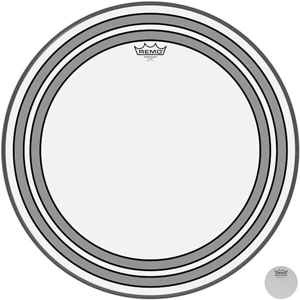 Remo Powersonic Bass Drumhead, Clear, 22 inch, view