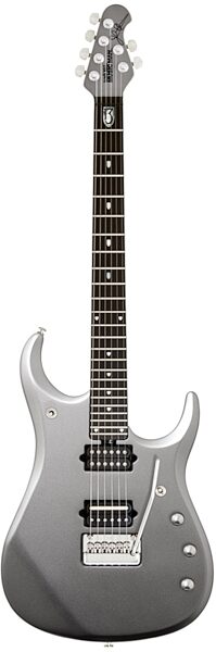 Music Man John Petrucci JP13 Electric Guitar (with Case), Platinum Silver