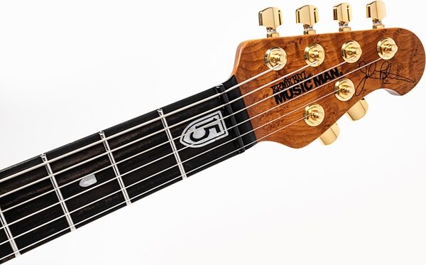 Ernie Ball Music Man JP15 BFR Electric Guitar (with Case), Solar Flare, Action Position Back