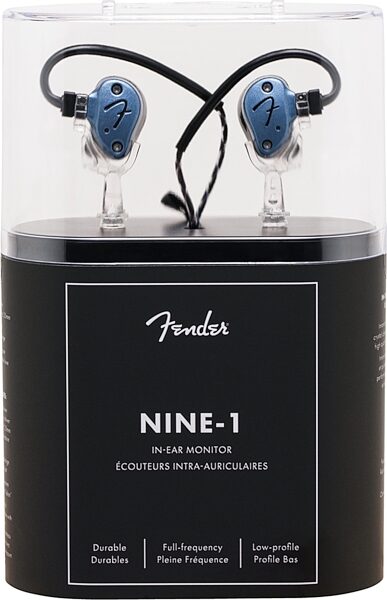 Fender IEM Nine-1 Pro In-Ear Headphone Monitors, Action Position Back