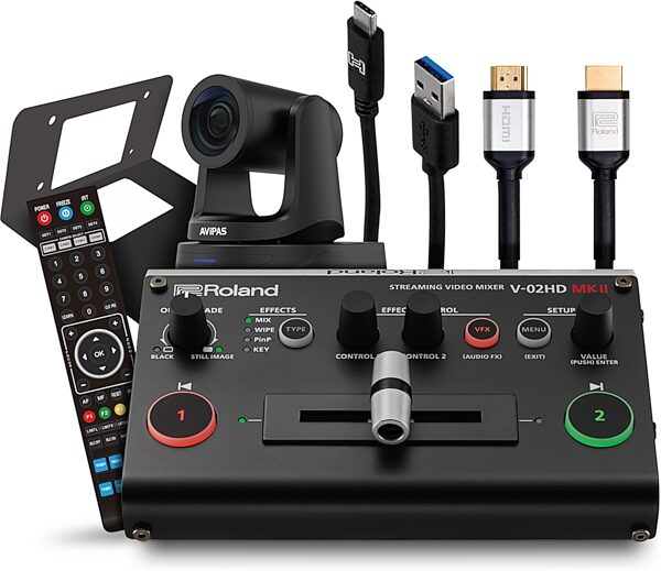 Roland Switching and Streaming Video Bundle, Action Position Front