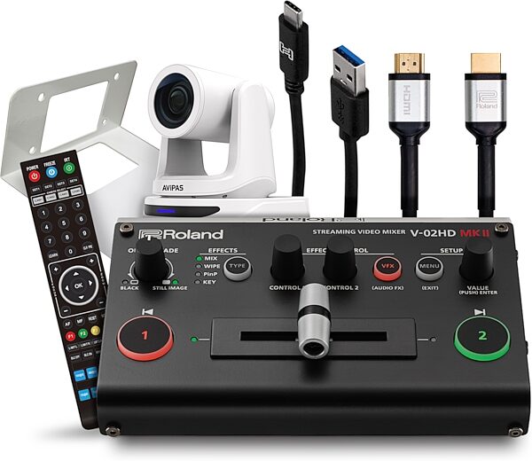 Roland Switching and Streaming Video Bundle, Action Position Front