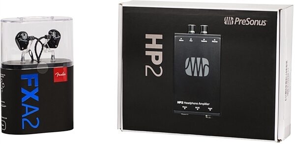 Fender MXA2 Bundle (FXA-2 In-Ear Monitor and HP2 Headphone Amplifier), Main