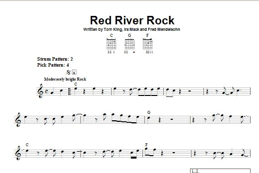 Red River Rock - Easy Guitar, New, Main