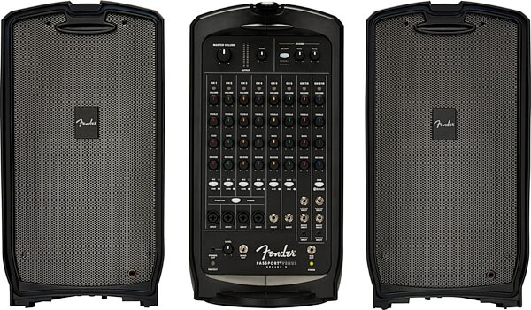 Fender Passport Venue Series 2 Portable PA System, Action Position Back