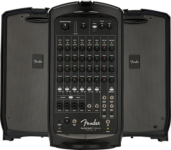 Fender Passport Venue Series 2 Portable PA System, Action Position Back