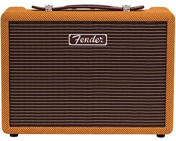 Fender Monterey Tweed Bluetooth Speaker, Angle