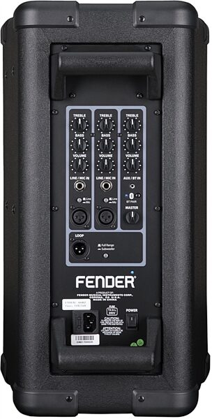 Fender Fighter Powered Speaker (1100 Watts, 1x10"), View