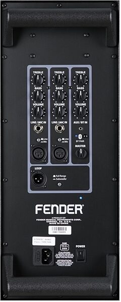 Fender Fighter Powered Speaker (1100 Watts, 1x12"), View