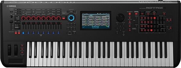 Yamaha Montage 6 Keyboard Synthesizer, 61-Key, Black, Main-