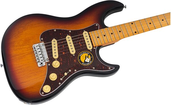 Sire Larry Carlton S5 Electric Guitar, 3-Tone Sunburst, Action Position Back