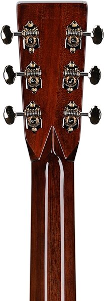 Martin D-45 Bentley Snowflake Custom Edition Acoustic Guitar (with Case), Headstock Straight Back
