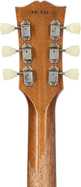 Gibson Custom Sergio Vallin '55 Les Paul Goldtop Electric Guitar (with Case), Headstock Straight Back