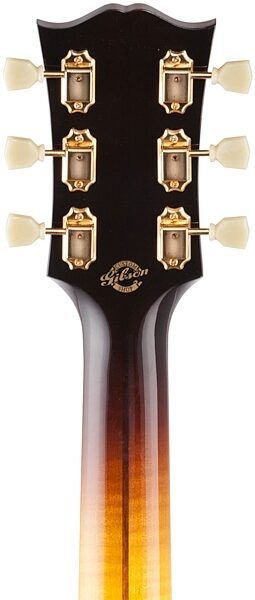 Gibson Limited Edition 2018 Bob Dylan Players SJ-200 Acoustic-Electric Guitar (with Case), Headstock Straight Back