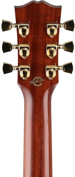 Gibson 125th Anniversary Hummingbird Acoustic-Electric Guitar (with Case), Headstock Straight Back