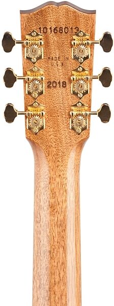 Gibson Limited Edition 2018 L-00 12-Fret Acoustic-Electric Guitar (with Case), Headstock Straight Back