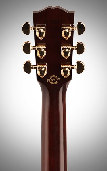Gibson Limited Edition Songwriter Mystic Orpheum Acoustic-Electric Guitar (with Case), Headstock Straight Back