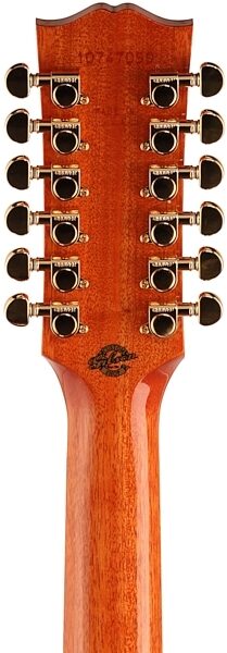 Gibson 2017 Limited Edition Hummingbird Acoustic-Electric Guitar, 12-String, Heritage Cherry Sunburst (with Case), Headstock Straight Back