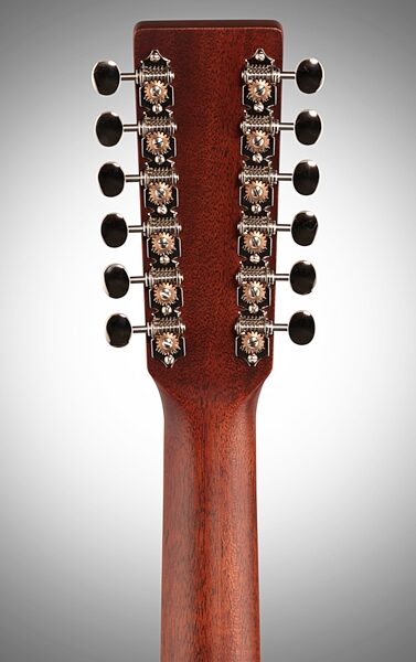 Martin D12-35 50th Anniversary Dreadnought Acoustic Guitar (12-String, with Case), Headstock Straight Back