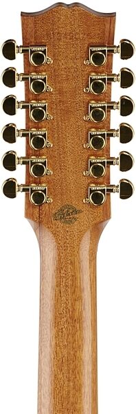 Gibson Limited Edition Parlor Rosewood Acoustic-Electric Guitar, 12-String (with Case), Headstock Straight Back