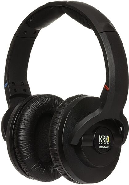 KRK KNS 6402 Studio Mixing/Mastering Headphones, Black, Action Position Back