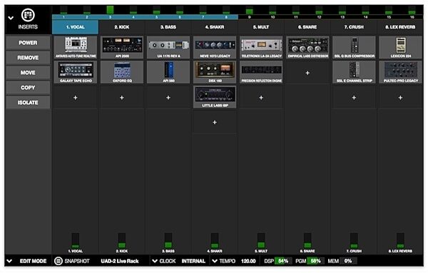 Universal Audio UAD-2 Live Rack Core Effects Processor, View