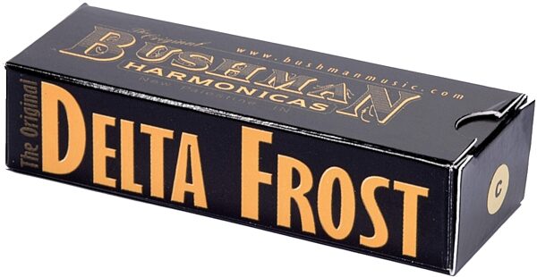 Bushman Delta Frost 10-Hole Diatonic Harmonica, Box