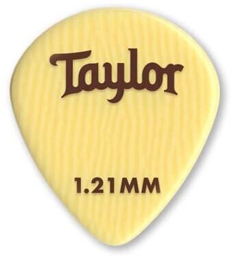 Taylor Premium Darktone Ivoroid 651 Guitar Picks, 1.21 millimeter, 6-Pack, Main