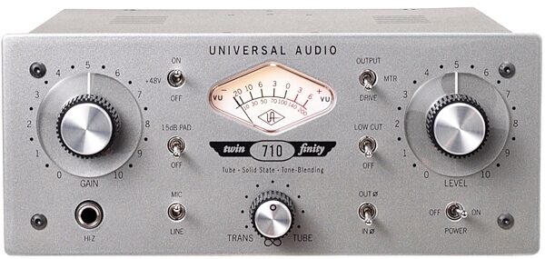 Universal Audio 710 Twin-Finity Microphone Preamplifier, New, Main