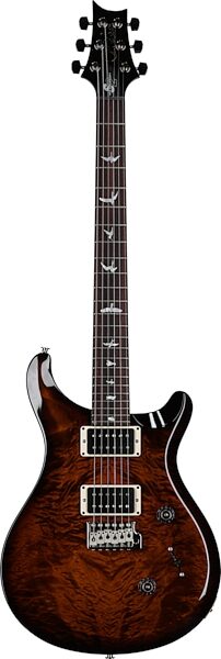 Paul Reed Smith PRS S2 Custom 24 10th Anniversary Limited Edition Electric Guitar (with Gig Bag), Black Amber, Blemished, Action Position Back