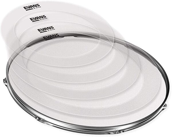 Evans E-Ring Fusion Drumhead Pack, New, Action Position Back