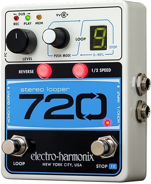 Electro-Harmonix 720 Stereo Looper Pedal, New, Main