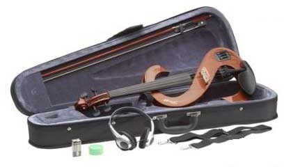 Stagg Electric Violin Pack (with Case), Violinburst