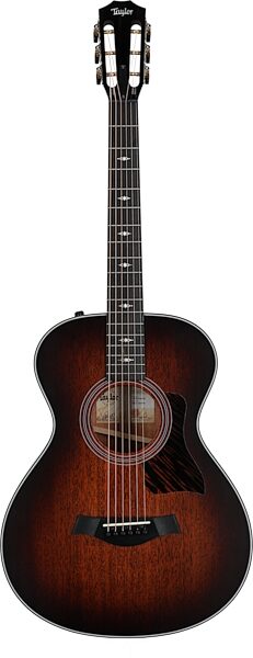 Taylor 322e 12-Fret Grand Concert Acoustic-Electric Guitar (with Case), Action Position Back