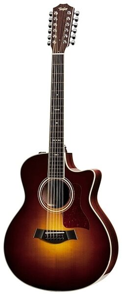 Taylor 756ce Grand Symphony Cutaway Acoustic-Electric Guitar, 12-String (with Case), Main