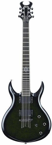 Schecter Devil Custom Electric Guitar, Dark Green Burst