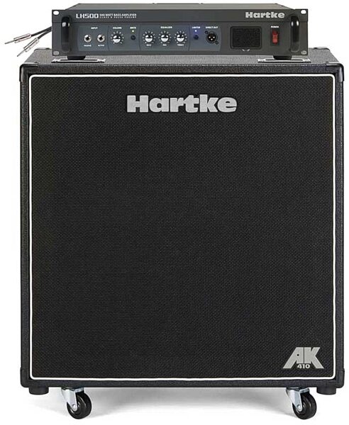 Hartke Bass Amplifier Half Stack with Hartke LH500 and AK410, Main