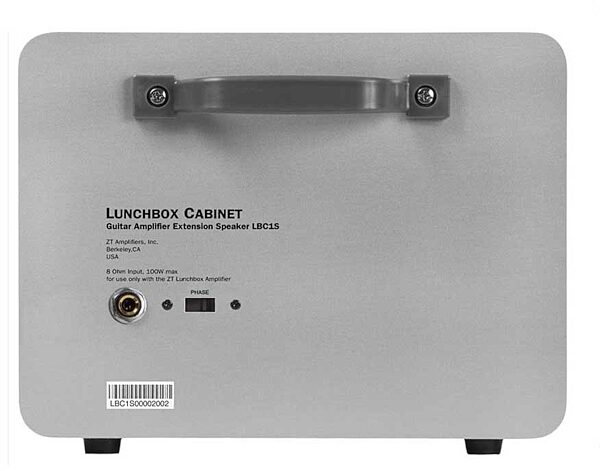 ZT Amplifiers Lunchbox Cab Extension Speaker Cabinet (100 Watts, 1x6.5"), Back