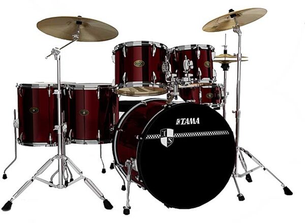 Tama IS62C4 Imperialstar 6-Piece Drum Kit, Vintage Red