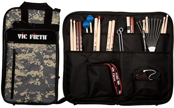 Vic Firth Deluxe Patterned Drumstick Bag, Camouflage